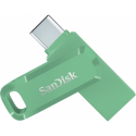 SanDisk Ultra Dual Drive Go - USB flash drive - 128 GB - USB 3.2 Gen 1  /  USB-C - absinthe green