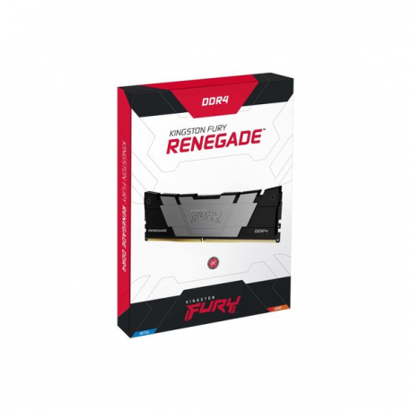 Kingston FURY Renegade - DDR4 - kit - 32 GB: 2 x 16 GB - DIMM 288-pin - 4000 MHz / PC4-32000 - CL19 - 1.2 V - unbuffered - non-ECC - black - 1
