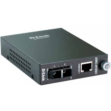 D-Link DMC G02SC - Fibre media converter - GigE - 10Base-T, 1000Base-SX, 100Base-TX, 1000Base-T - RJ-45  /  SC multi-mode - up to 550 m - 850 nm - 0
