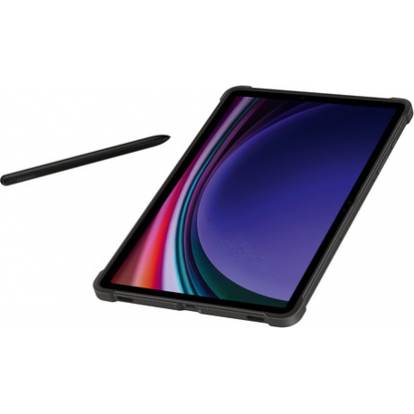 Samsung EF-RX610 - Back cover for tablet - rugged - outdoor - titan - for Galaxy Tab S9 FE+ - 6