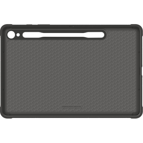 Samsung EF-RX610 - Back cover for tablet - rugged - outdoor - titan - for Galaxy Tab S9 FE+ - 7