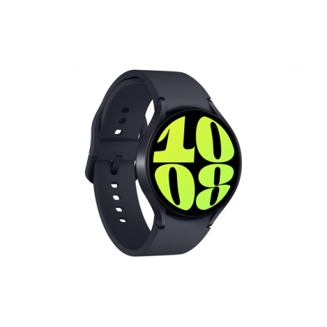 Samsung Galaxy Watch6 - 44 mm - smart watch with sport band - graphite - band size: M / L - display 1.5" - 16 GB - NFC, Wi-Fi, Bluetooth - 33.3 g - graphite - 5
