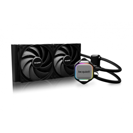 be quiet! Pure Loop 2 - Processor liquid cooling system - Radiator Size: 280 mm - (for: LGA1155, LGA1150, LGA1151, AM4, LGA1200, LGA1700, AM5) - copper - 140 mm - black - 0