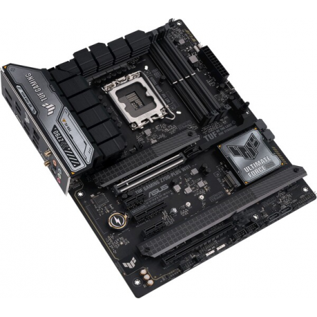 ASUS TUF GAMING Z790-PLUS WIFI - Motherboard - ATX - LGA1700 Socket - Z790 Chipset - USB 3.2 Gen 1, USB 3.2 Gen 2, USB-C 3.2 Gen2, USB-C 3.2 Gen 2x2 - 2.5 Gigabit LAN, Bluetooth, Wi-Fi - onboard graphics (CPU required) - HD Audio (8-channel) - 1