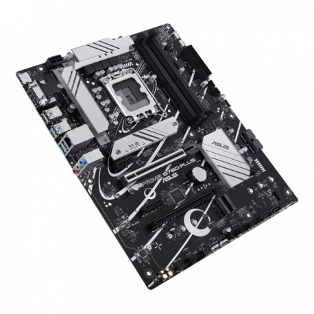 ASUS PRIME B760-PLUS - Motherboard - ATX - LGA1700 Socket - B760 Chipset - USB 3.2 Gen 1, USB 3.2 Gen 2, USB4, USB-C 3.2 Gen 2x2, USB-C 3.2 Gen 1 - 2.5 Gigabit LAN - onboard graphics (CPU required) - HD Audio (8-channel) - 3