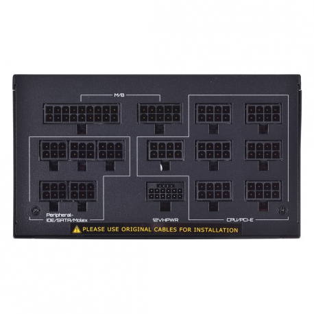 Gigabyte UD1300GM PG5 - Power supply (internal) - ATX12V 3.0 /  EPS12V - 80 PLUS Gold - AC 100-240 V - 1300 Watt - active PFC - 5