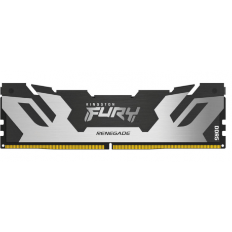 Kingston FURY Renegade - DDR5 - module - 48 GB - DIMM 288-pin - 6000 MHz / PC5-48000 - CL32 - 1.35 V - unbuffered - on-die ECC - silver / black - 0