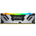 Kingston FURY Renegade RGB - DDR5 - module - 48 GB - DIMM 288-pin - 6000 MHz  /  PC5-48000 - CL32 - 1.35 V - unbuffered - on-die ECC - black & silver