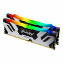 Kingston FURY Renegade RGB - DDR5 - kit - 96 GB: 2 x 48 GB - DIMM 288-pin - 6400 MHz  /  PC5-51200 - CL32 - 1.4 V - unbuffered - on-die ECC - black & silver