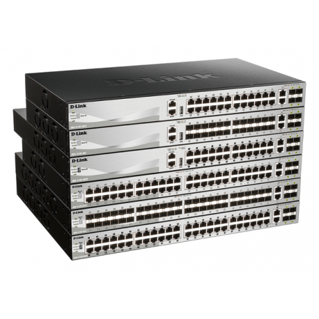 D-Link DGS 3130-30PS - Switch - L3 Lite - Managed - 24 x 10 / 100 / 1000 (PoE+) + 2 x 10 Gigabit Ethernet + 4 x 10 Gigabit SFP+ - desktop, rack-mountable - PoE+ (370 W) - 0
