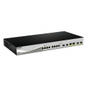 D-Link DXS 1210-12SC - Switch - smart - 10 x 10 Gigabit SFP+ + 2 x combo 10 Gigabit SFP+ / RJ-45 - desktop, rack-mountable