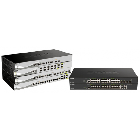 D-Link DXS 1210-16TC - Switch - smart - 12 x 10GBase-T + 2 x SFP+ + 2 x combo 10 Gigabit SFP+ - rack-mountable - 2