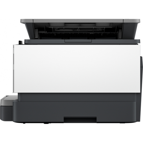 HP Officejet Pro 9120b All-in-One - Multifunction printer - colour - ink-jet - Legal (216 x 356 mm) (original) - A4 / Legal (media) - up to 19 ppm (copying) - up to 20 ppm (printing) - 250 sheets - 33.6 Kbps - USB 2.0, LAN, Wi-Fi(n), USB host - 18