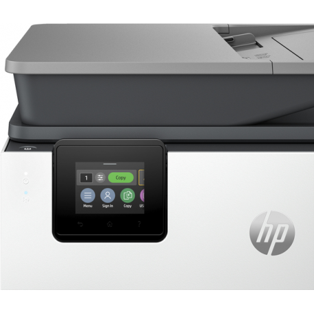 HP Officejet Pro 9120b All-in-One - Multifunction printer - colour - ink-jet - Legal (216 x 356 mm) (original) - A4 / Legal (media) - up to 19 ppm (copying) - up to 20 ppm (printing) - 250 sheets - 33.6 Kbps - USB 2.0, LAN, Wi-Fi(n), USB host - 28