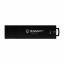Kingston IronKey D500S - USB flash drive - encrypted - 64 GB - USB 3.2 Gen 1 - TAA Compliant