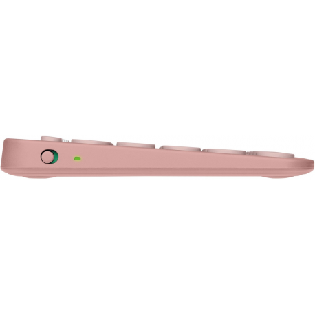 Logitech Pebble Keys 2 K380s - Keyboard - wireless - Bluetooth LE - QWERTY - US International - tonal rose - 3