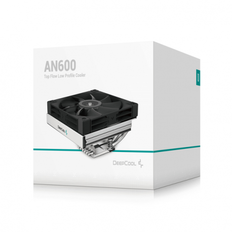 Deepcool AN600 - Processor cooler - (for: LGA1155, LGA1150, LGA1151, AM4, LGA1200, LGA1700, AM5) - aluminium - 120 mm - 4