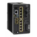 Cisco Catalyst IE3200 Rugged Series - Network Essentials - switch - Managed - 8 x 10/100/1000 + 2 x Gigabit SFP - DIN rail mountable - DC power
