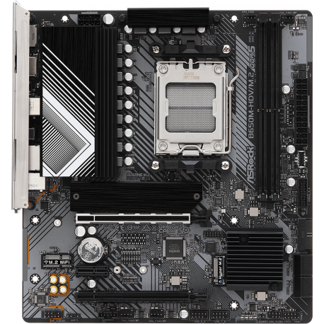 ASRock B650M-HDV/M.2 - motherboard - micro ATX - Socket AM5 - AMD B650 - 5