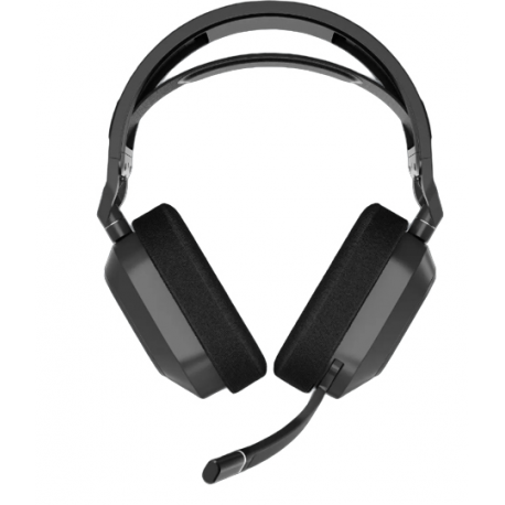 CORSAIR Gaming HS80 MAX WIRELESS - Headset - full size - 2.4 GHz - wireless - USB - steel grey - 1