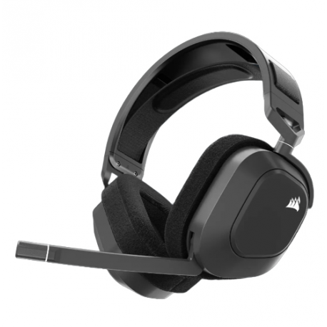 CORSAIR Gaming HS80 MAX WIRELESS - Headset - full size - 2.4 GHz - wireless - USB - steel grey - 5