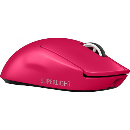 Logitech G PRO X SUPERLIGHT 2 - Mouse - gaming - optical - 5 buttons - wireless - 2.4 GHz - Logitech LIGHTSPEED receiver - pink - 3
