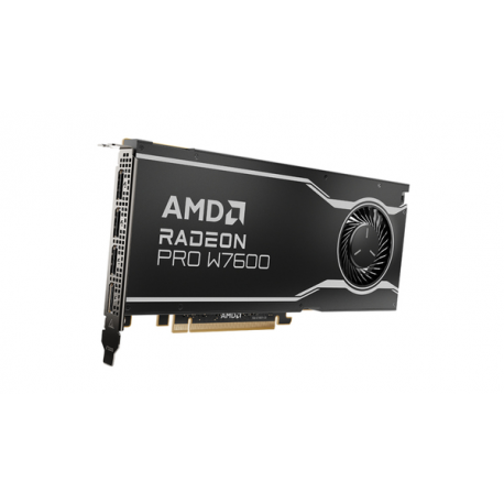 AMD Radeon Pro W7600 - Graphics card - Radeon Pro W7600 - 8 GB GDDR6 - PCIe 4.0 x8 - 4 x DisplayPort - 1