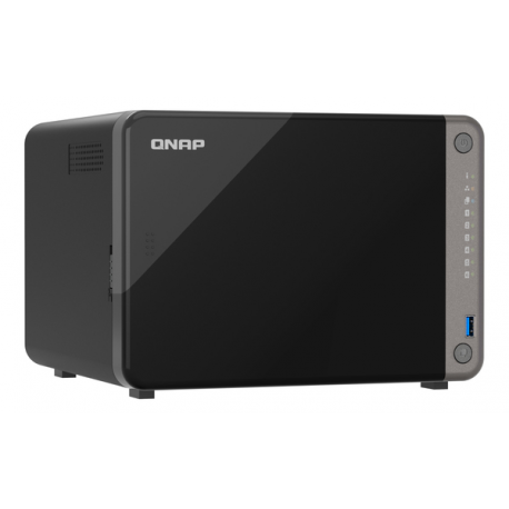 QNAP TS-AI642 - NAS server - 6 bays - SATA 6Gb / s - RAID RAID 0, 1, 5, 6, 10, 50, JBOD - RAM 8 GB - Gigabit Ethernet / 2.5 Gigabit Ethernet - iSCSI support - 6