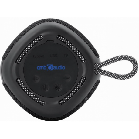 GMB Audio SPK-BT-LED-03 - Speaker - for portable use - wireless - Bluetooth - 5 Watt - black - 2