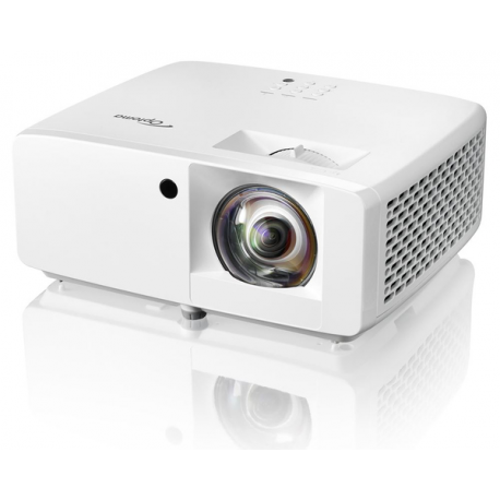 Optoma ZW350ST - DLP projector - laser - portable - 3D - 3600 lumens - WXGA (1280 x 800) - 16:9 - short-throw fixed lens - 2