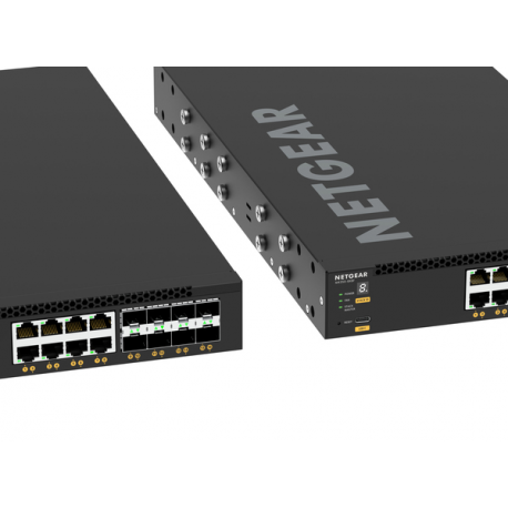 NETGEAR M4350 Series M4350-8X8F - Switch - L3 - Managed - 8 x 10 / 100 / 1000 / 2.5G / 5G / 10GBase-T + 8 x 1 Gigabit  /  10 Gigabit SFP+ - front to back airflow - rack-mountable - 5