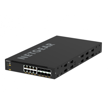 NETGEAR M4350 Series M4350-8X8F - Switch - L3 - Managed - 8 x 10 / 100 / 1000 / 2.5G / 5G / 10GBase-T + 8 x 1 Gigabit  /  10 Gigabit SFP+ - front to back airflow - rack-mountable - 9