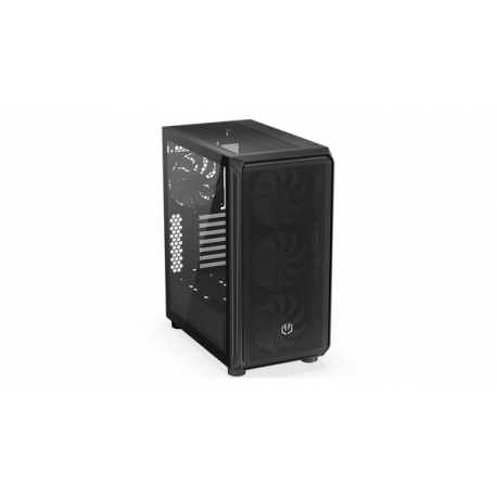 Endorfy Arx 500 ARGB - PC case - ATX - windowed side panel (tempered glass) - no power supply - black - USB / Audio - 1