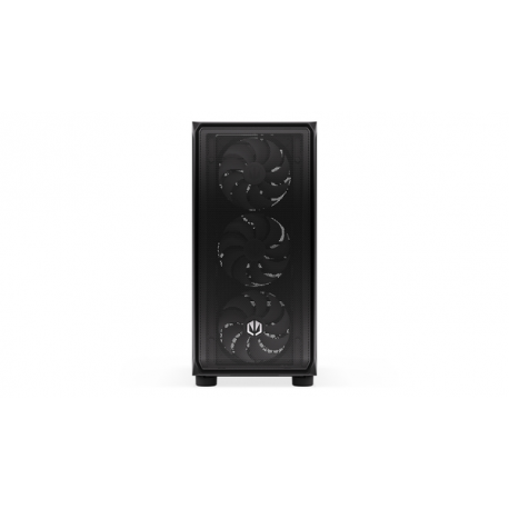 Endorfy Arx 500 ARGB - PC case - ATX - windowed side panel (tempered glass) - no power supply - black - USB / Audio - 27