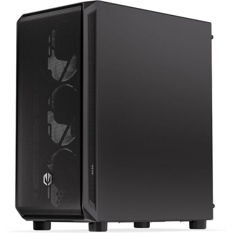 Endorfy Arx 500 Air - PC case - ATX - windowed side panel (tempered glass) - no power supply (ATX) - black - USB / Audio - 6