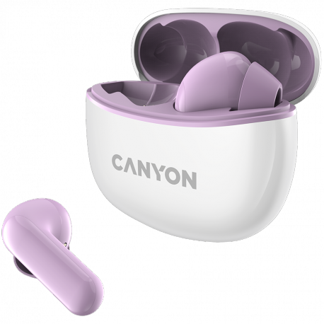Canyon TWS-5 - True wireless earphones with mic - in-ear - Bluetooth - purple - 1
