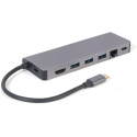 Cablexpert A-CM-COMBO5-05 - Docking station - USB-C 3.1 - HDMI - GigE