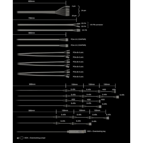 be quiet! Dark Power Pro 13 1600W - Power supply (internal) - ATX12V 3.0 /  EPS12V 2.92 - 80 PLUS Titanium - AC 115-240 V - 1600 Watt - active PFC - Europe - black - 3