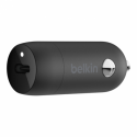 Belkin BOOST CHARGE - Car power adapter - 30 Watt - 3 A - Fast Charge (24 pin USB-C) - black