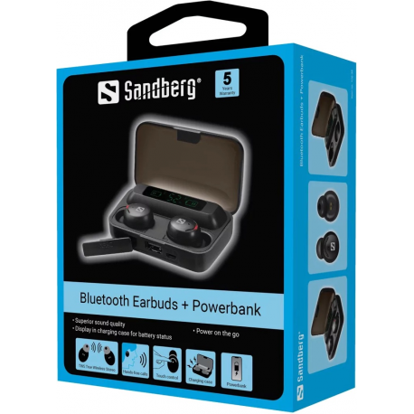 Sandberg - True wireless earphones with mic - in-ear - Bluetooth - 4