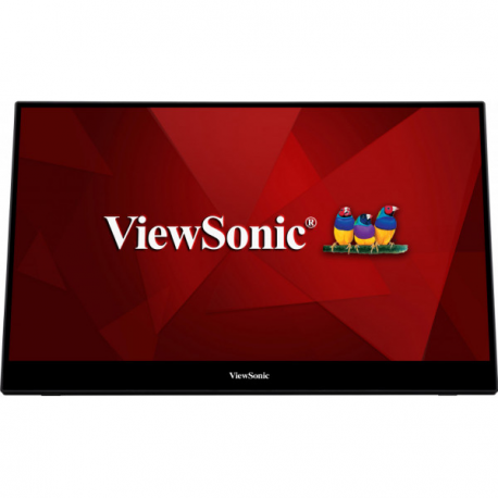 ViewSonic TD1655 - LED monitor - 15.6" - touchscreen - 1920 x 1080 Full HD (1080p) - TN - 250 cd / m² - 800:1 - 6.5 ms - HDMI, 2xUSB-C - speakers - 2