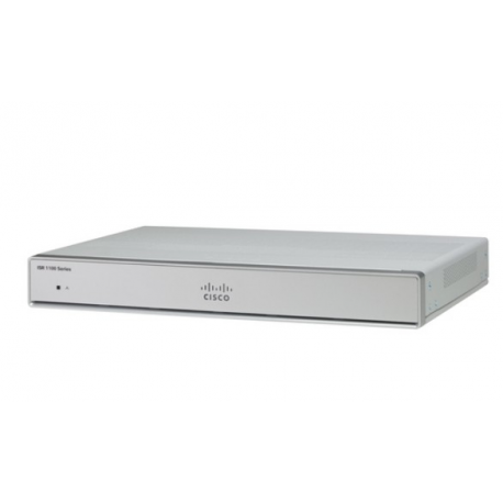 Cisco Integrated Services Router 1101 - Router - 4-port switch - GigE - rack-mountable - 0