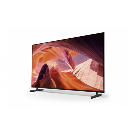 Sony Bravia Professional Displays FWD-75X80L - 75" Diagonal Class (74.5" viewable) - X80L Series LED-backlit LCD display - with TV tuner - digital signage - Smart TV - Google TV - 4K UHD (2160p) 3840 x 2160 - HDR - frame blinking, Direct LED - black - 7