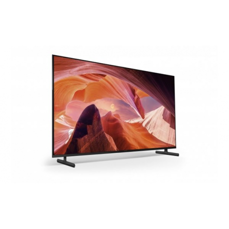 Sony Bravia Professional Displays FWD-65X80L - 65" Diagonal Class (64.5" viewable) - X80L Series LED-backlit LCD display - with TV tuner - digital signage - Smart TV - Google TV - 4K UHD (2160p) 3840 x 2160 - HDR - frame blinking, Direct LED - black - 1