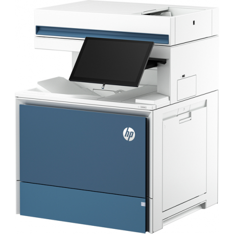 HP LaserJet Enterprise Flow MFP 6800zf - Multifunction printer - colour - laser - Legal (216 x 356 mm) (original) - A4 / Legal (media) - up to 52 ppm (copying) - up to 52 ppm (printing) - 650 sheets - 33.6 Kbps - Gigabit LAN, USB 3.0, USB 2.0 host, USB 3.0 host - 1