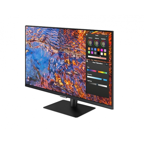 Samsung ViewFinity S8 S27B800PXP - S80PB Series - LED monitor - 27" - 3840 x 2160 4K @ 60 Hz - IPS - 350 cd / m² - 1000:1 - DisplayHDR 400 - 5 ms - HDMI, DisplayPort, USB-C - black - 7