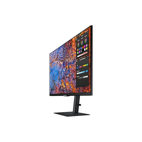 Samsung ViewFinity S8 S27B800PXP - S80PB Series - LED monitor - 27" - 3840 x 2160 4K @ 60 Hz - IPS - 350 cd / m² - 1000:1 - DisplayHDR 400 - 5 ms - HDMI, DisplayPort, USB-C - black - 11