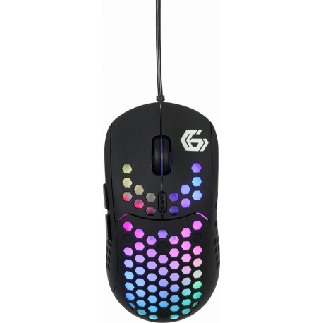Gembird MUSG-RAGNAR-RX400 - Mouse - optical - 6 buttons - wired - USB 2.0 - giftbox with transparent window - 1