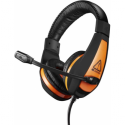 Canyon Gaming StarRaider GH-1A - Headset - full size - wired - 3.5 mm jack - black/orange