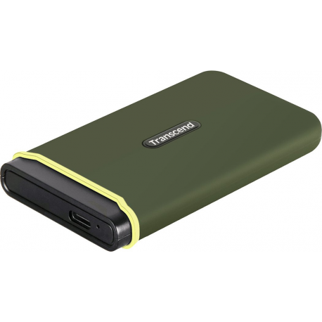 Transcend ESD380C - SSD - 4 TB - external (portable) - USB 3.2 Gen 2x2 - military green - 3